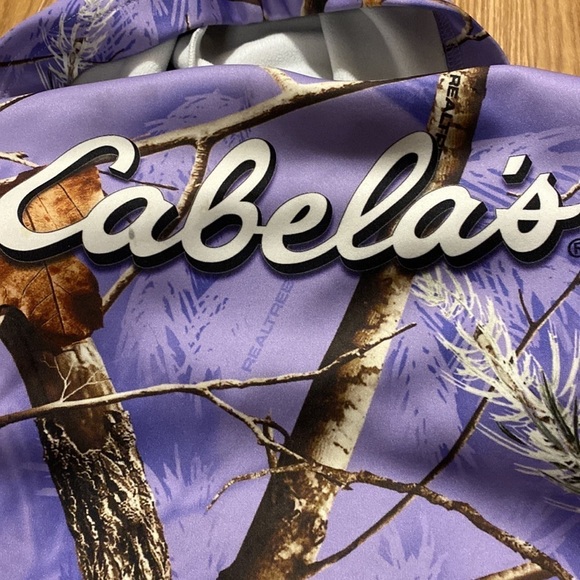 Cabela’s RealTree Women’s Purple Camo Lined  Hoodie (Size XL) - Picture 8 of 10